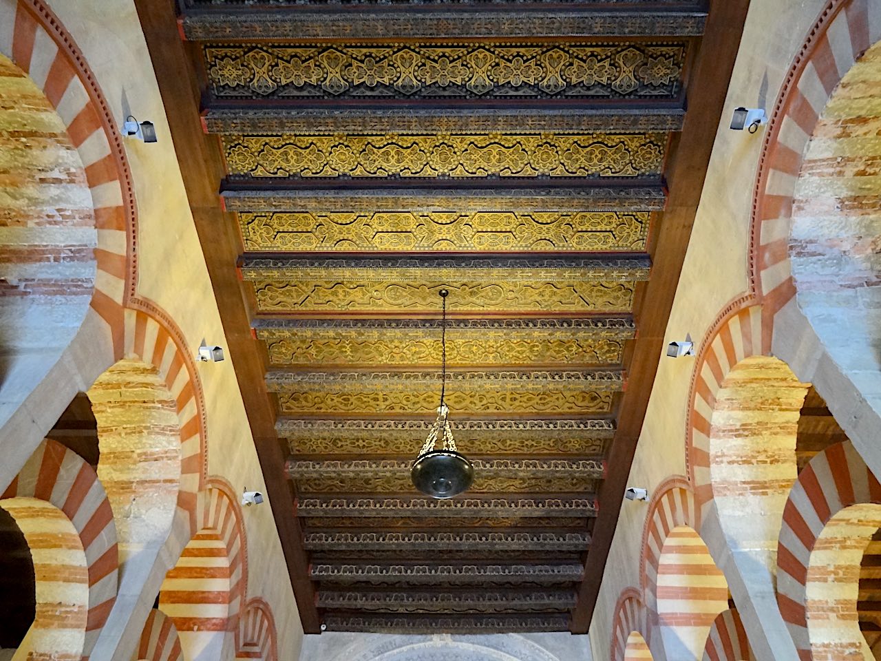 plafond de la mosquée cathédrale de Cordoue