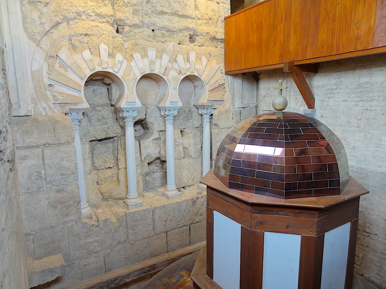 intérieur de la tour clocher de la mosquée cathédrale de Cordoue
