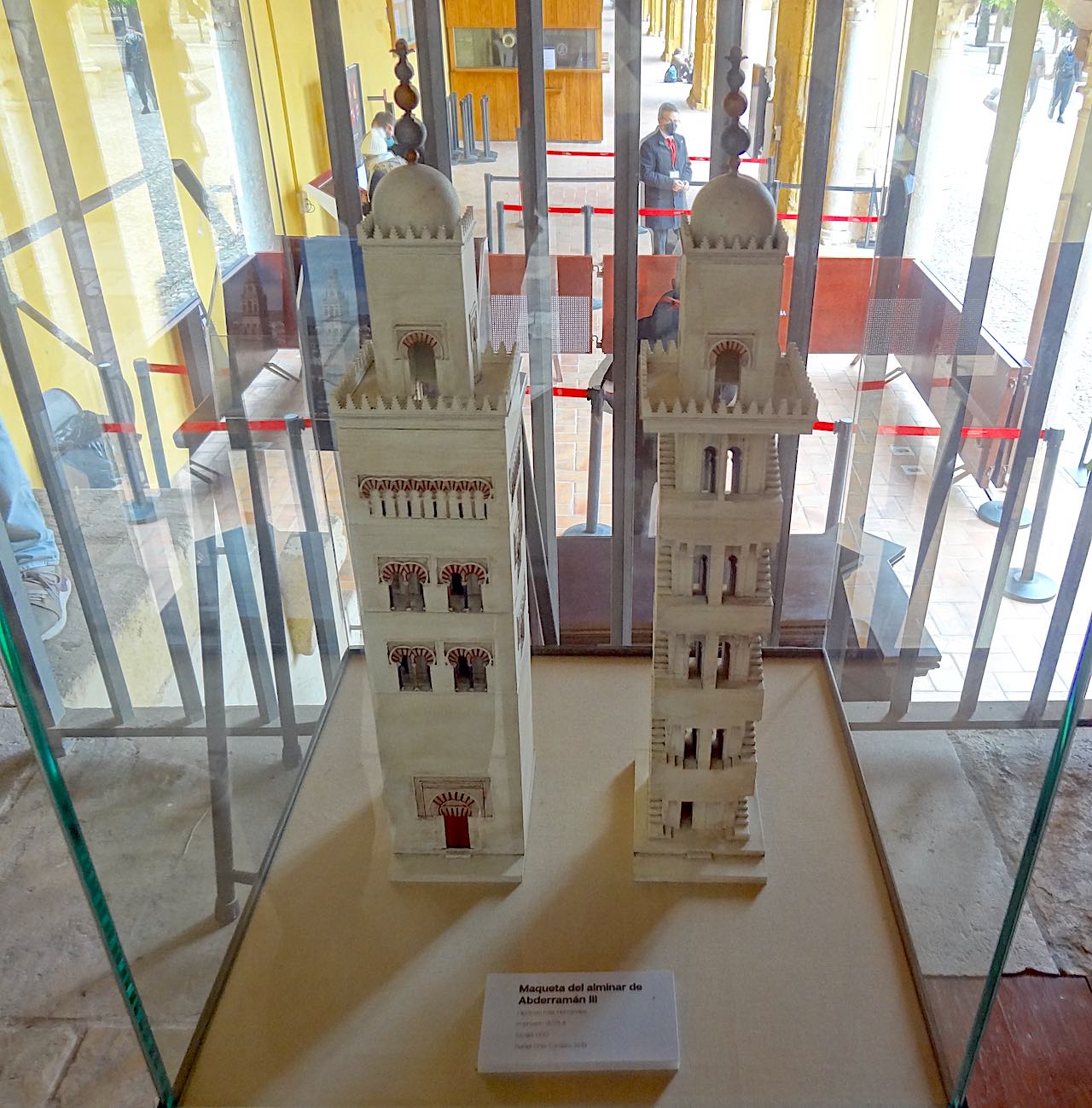 maquette de l'ancien minaret de la mosquée de Cordoue