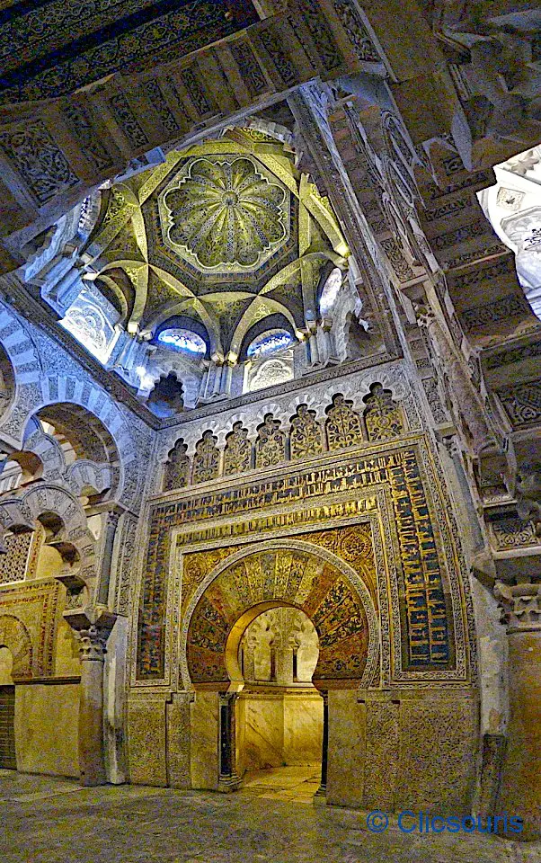 mihrab de la mosquée cathédrale de Cordoue