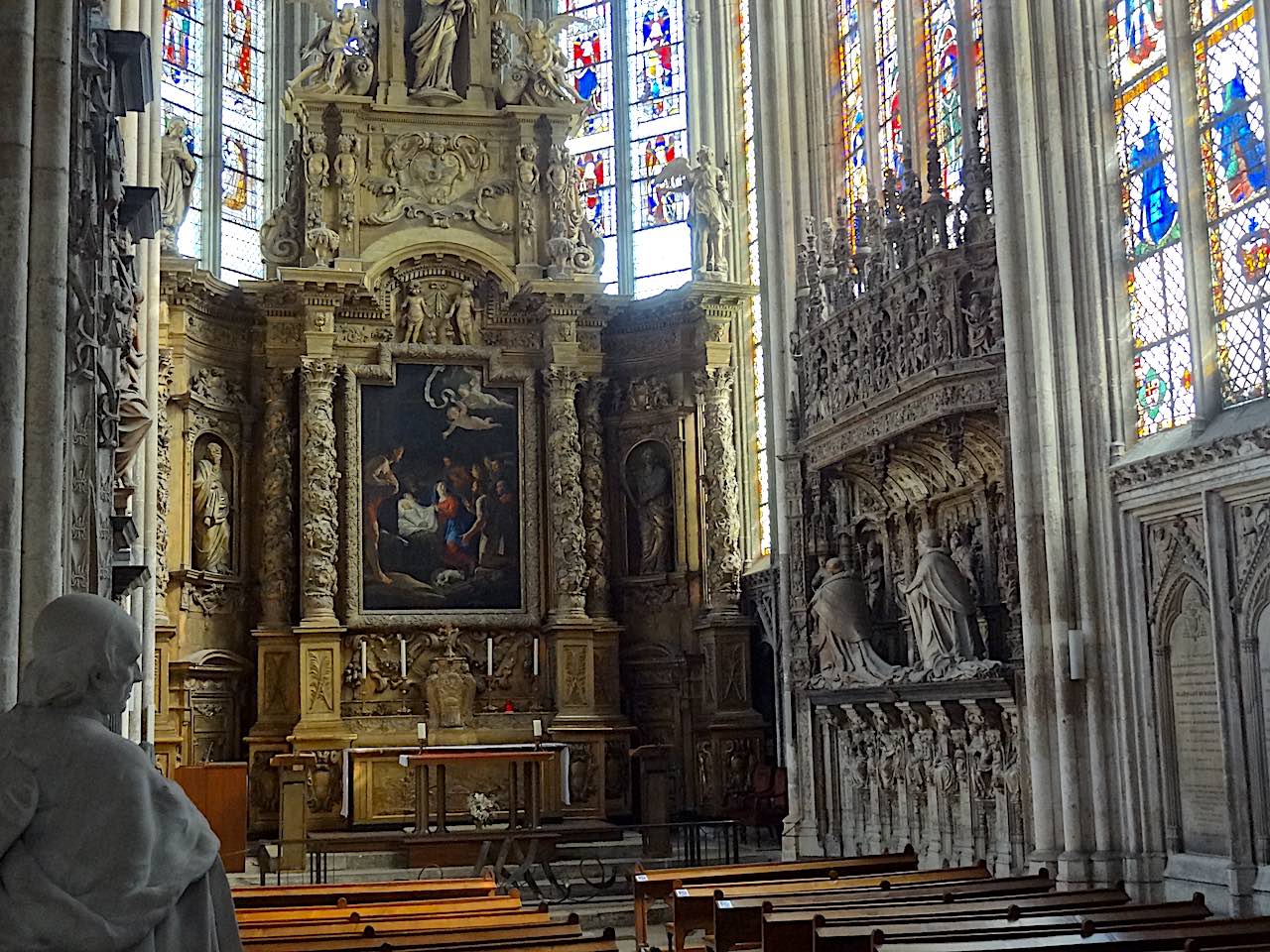 chapelle de la vierge de la cathédrale de Rouen