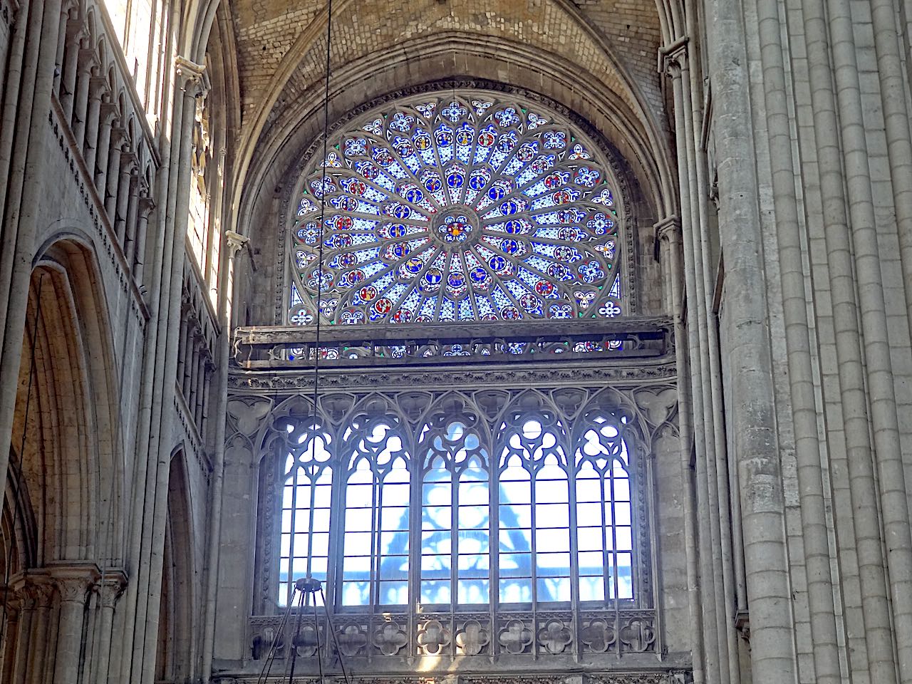 rosace de la cathédrale de Rouen