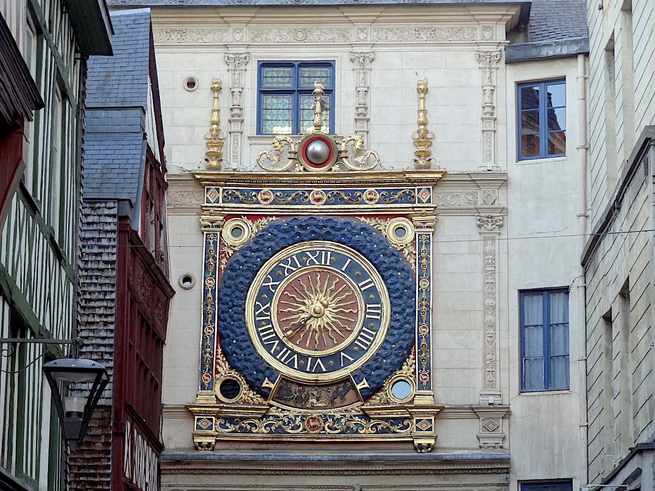 gros horloge à Rouen