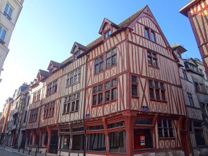 maisons à pans de bois à Rouen