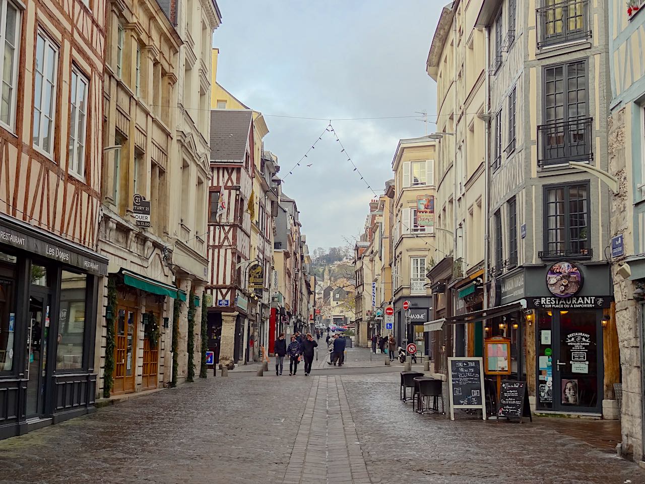 rue cauchoise à Rouen