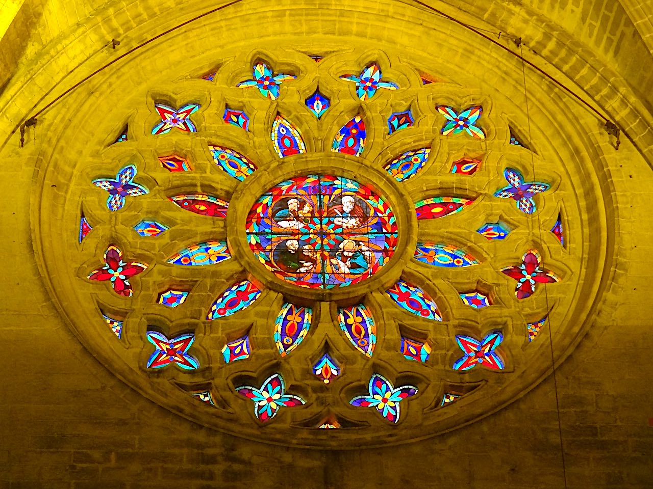 rosace de la cathédrale de Séville
