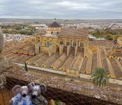 vue sur la mosquée cathédrale de Cordoue depuis le clocher