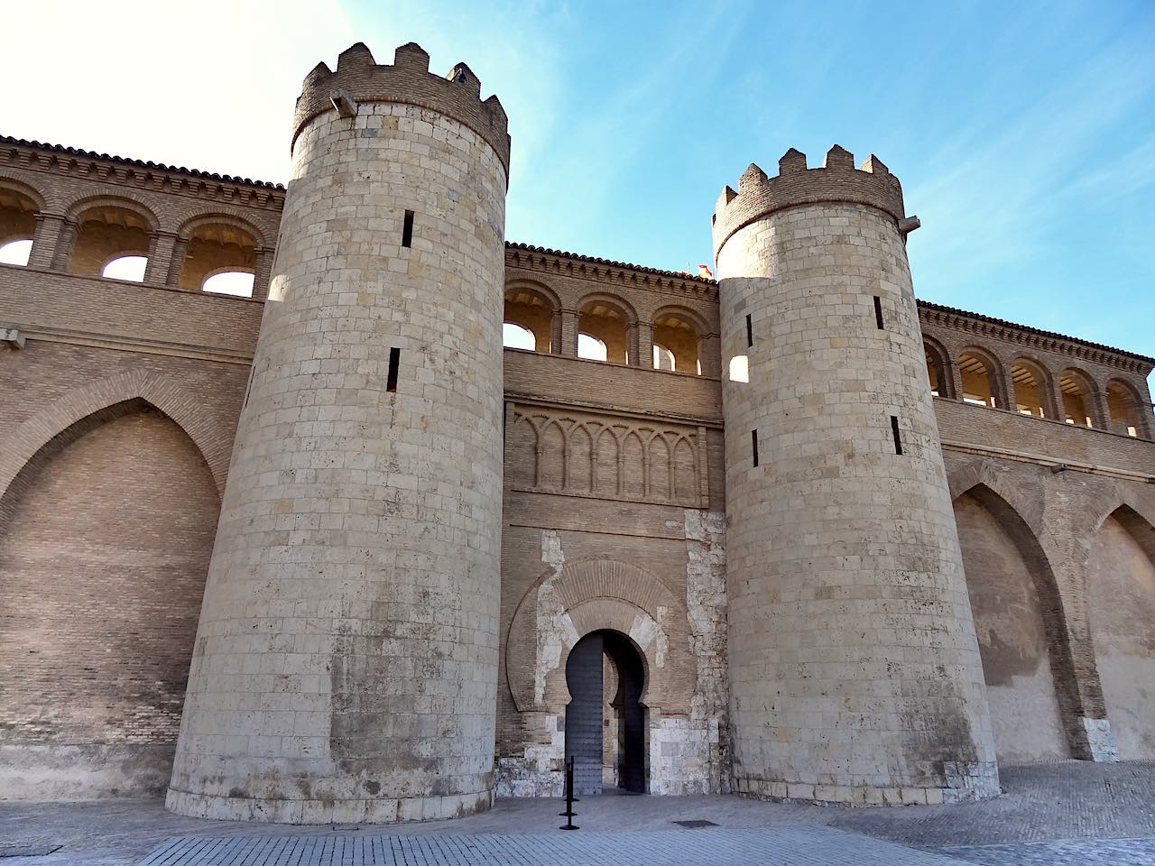 entrée de l'Aljageria de Saragosse