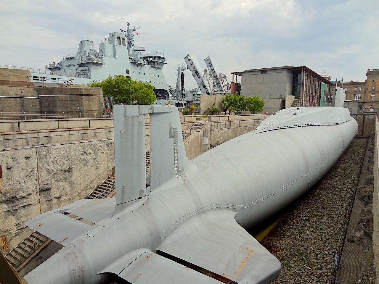 sous marin de la Cité de la mer de Cherbourg