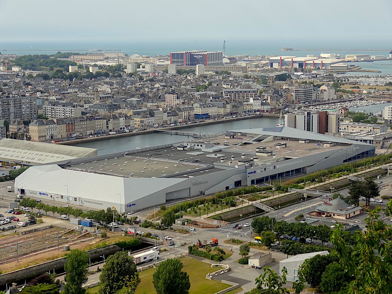 vue sur Cherbourg depuis le fort du Roule