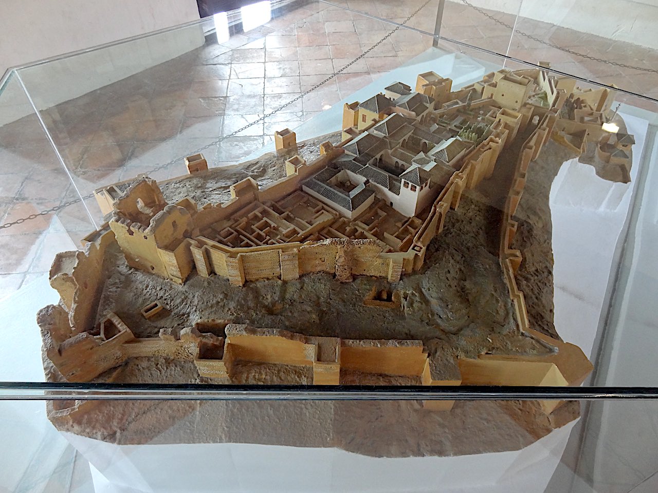 maquette de l'Alcazaba de Malaga