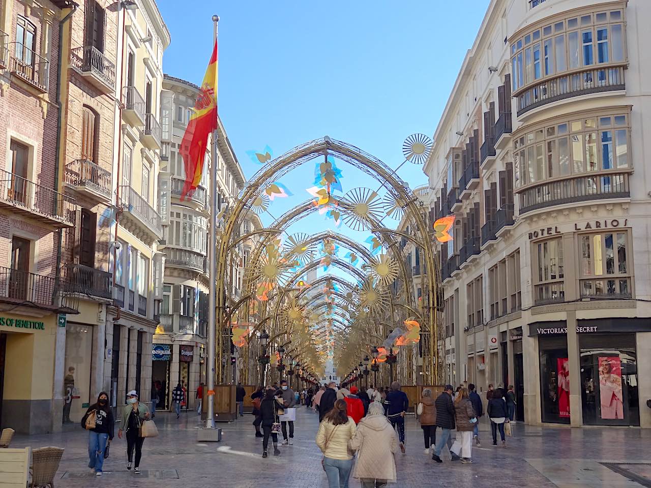 Calle Marques de Larios à Malaga