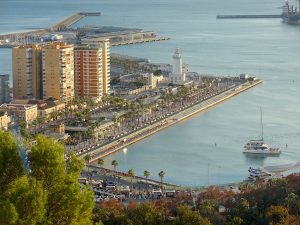 Malaga vue Gibralfaro