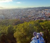 Malaga vue Gibralfaro