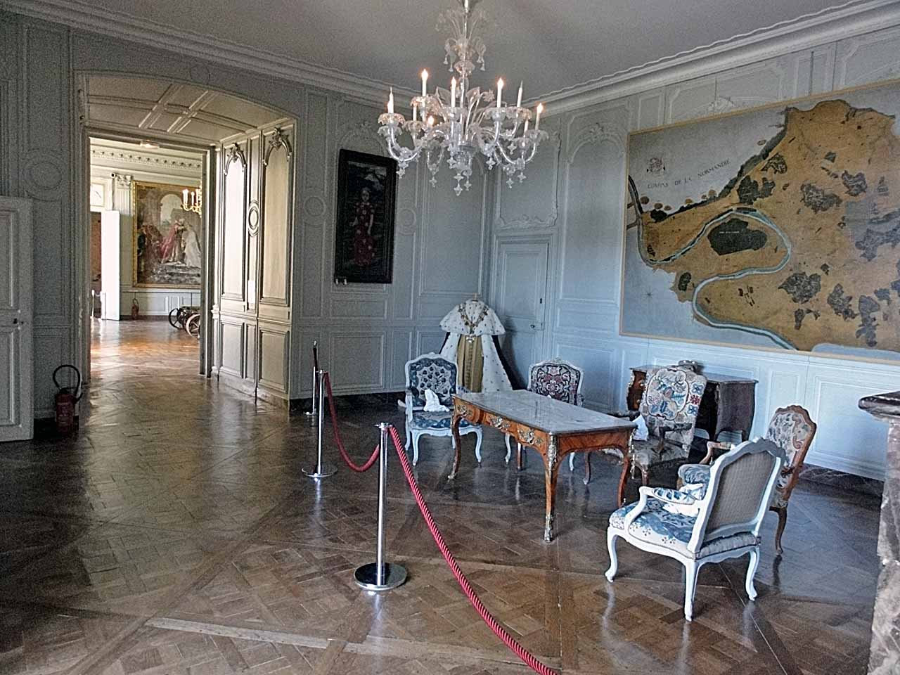 Salons du château de La Roche-Guyon