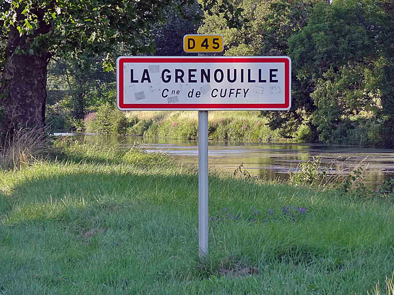 Panneau la Grenouille