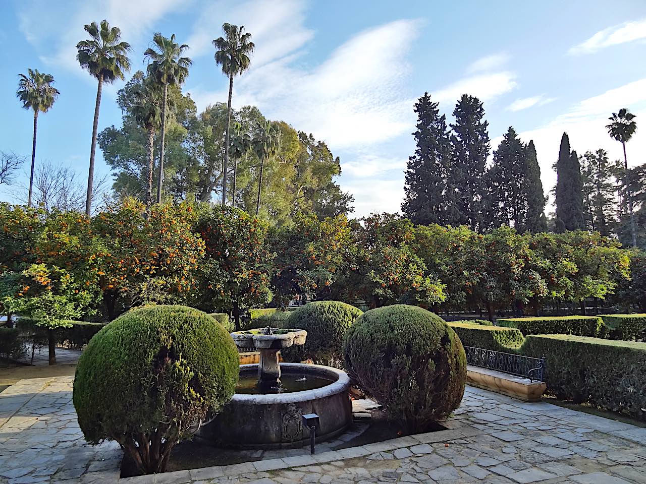 jardins de l'Alcazar de Séville