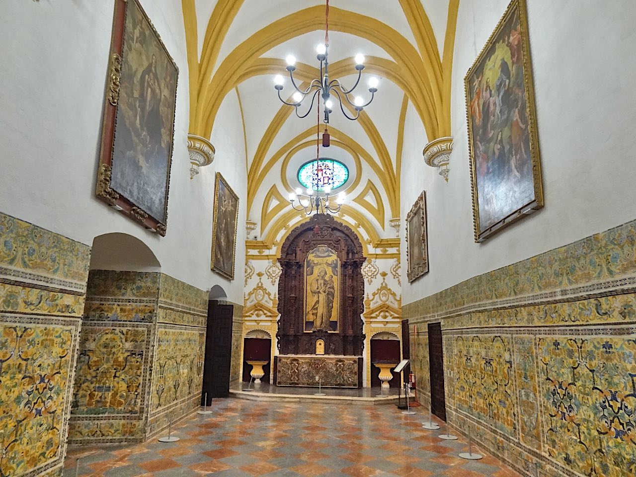 chapelle palais gothique alcazar de Séville