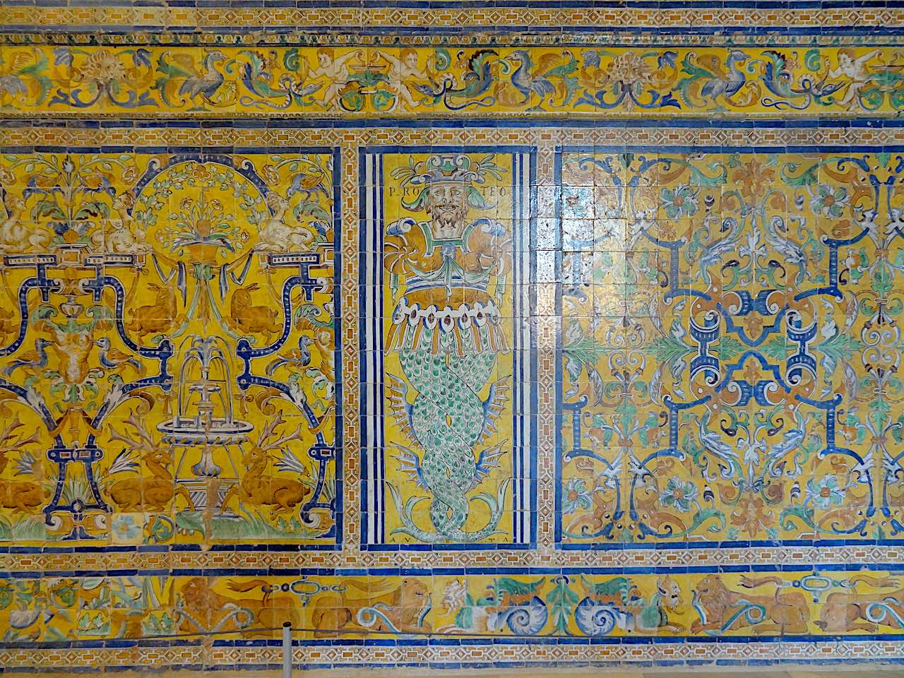 azulejos alcazar de Séville