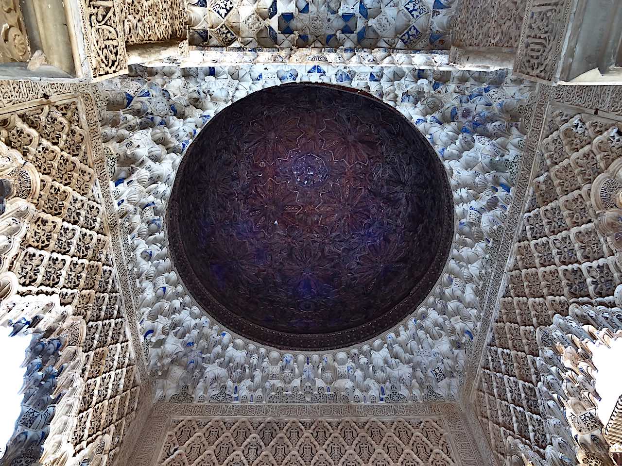 coupole de la cour des lions de l'Alhambra