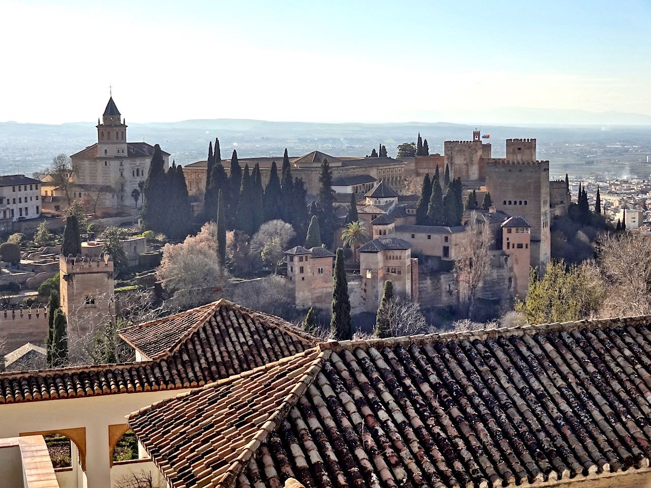 Vue sur l'Alhambra