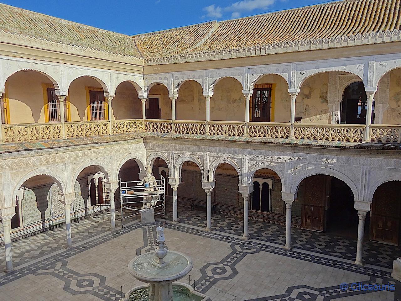 patio principal de la casa de pilatos