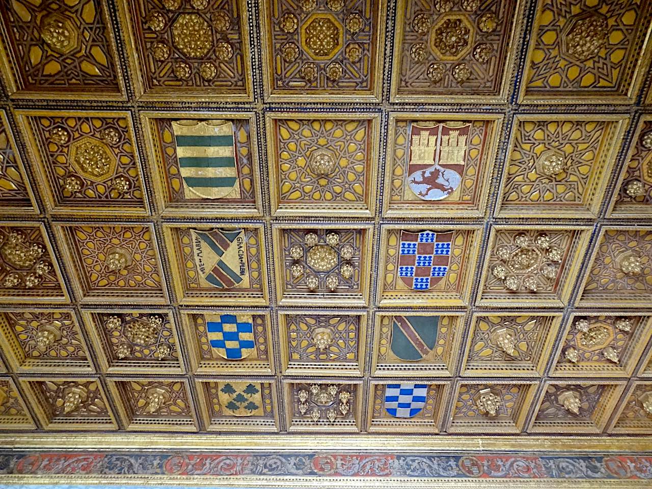 plafond Salon du Prétoire Casa de Pilatos