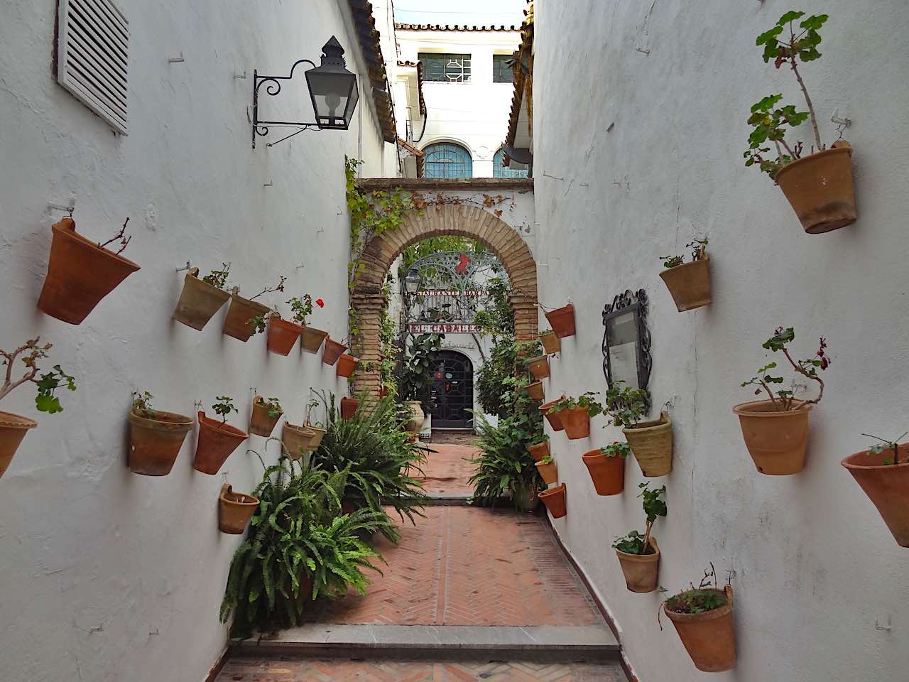 ruelle fleurie à Cordoue