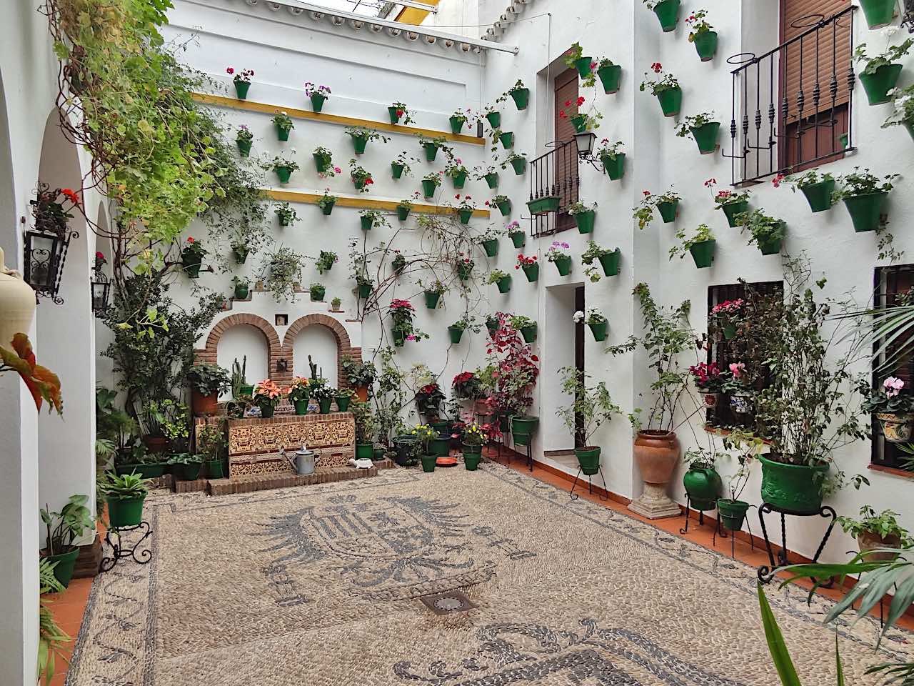 patio de San Basilio à Cordoue