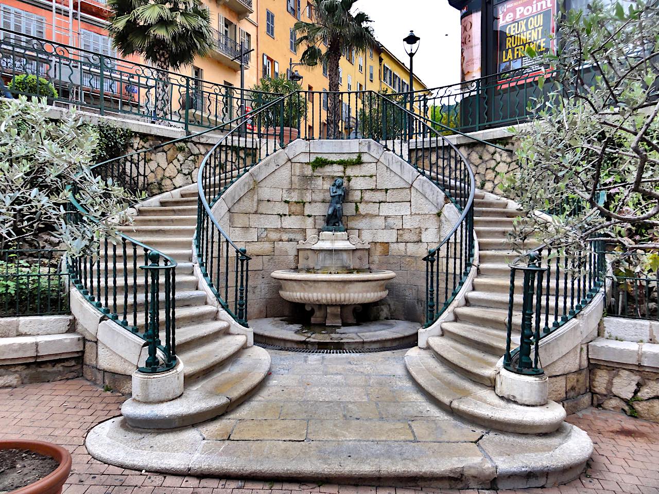 escaliers à Grasse