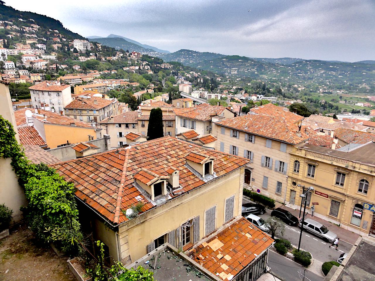 Vue depuis le centre de Grasse