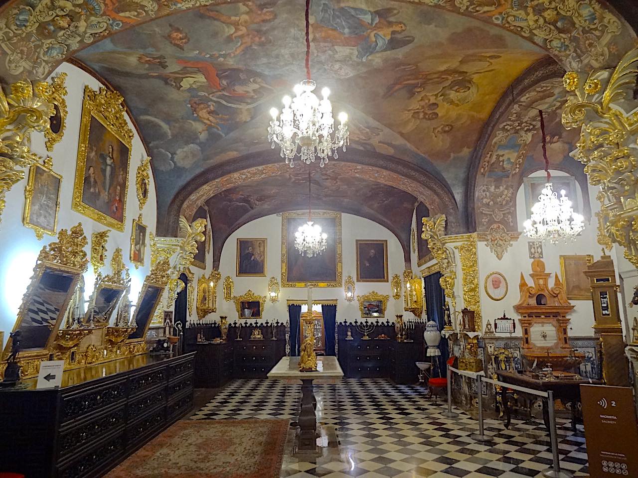 sacristie Basilique San Juan de Dios de Grenade