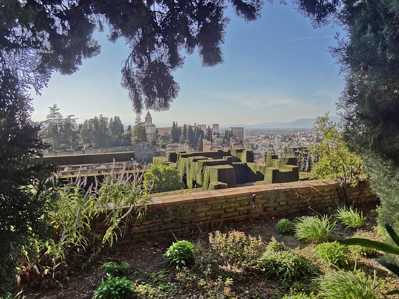 Vue de l'Alhambra depuis le Generalife