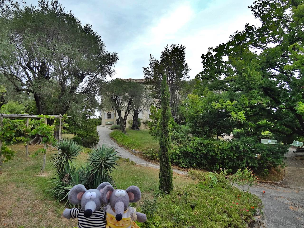 jardin de la maison de Renoir