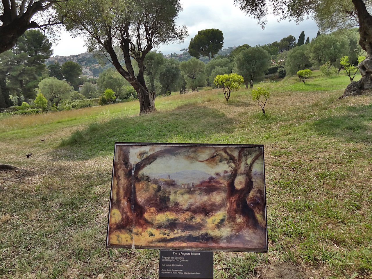 jardin de la maison de Renoir à Cagnes