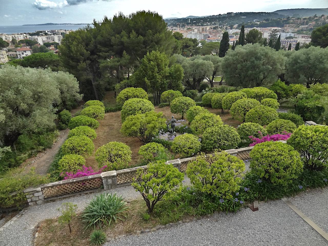 jardin de la maison de Renoir à Cagnes