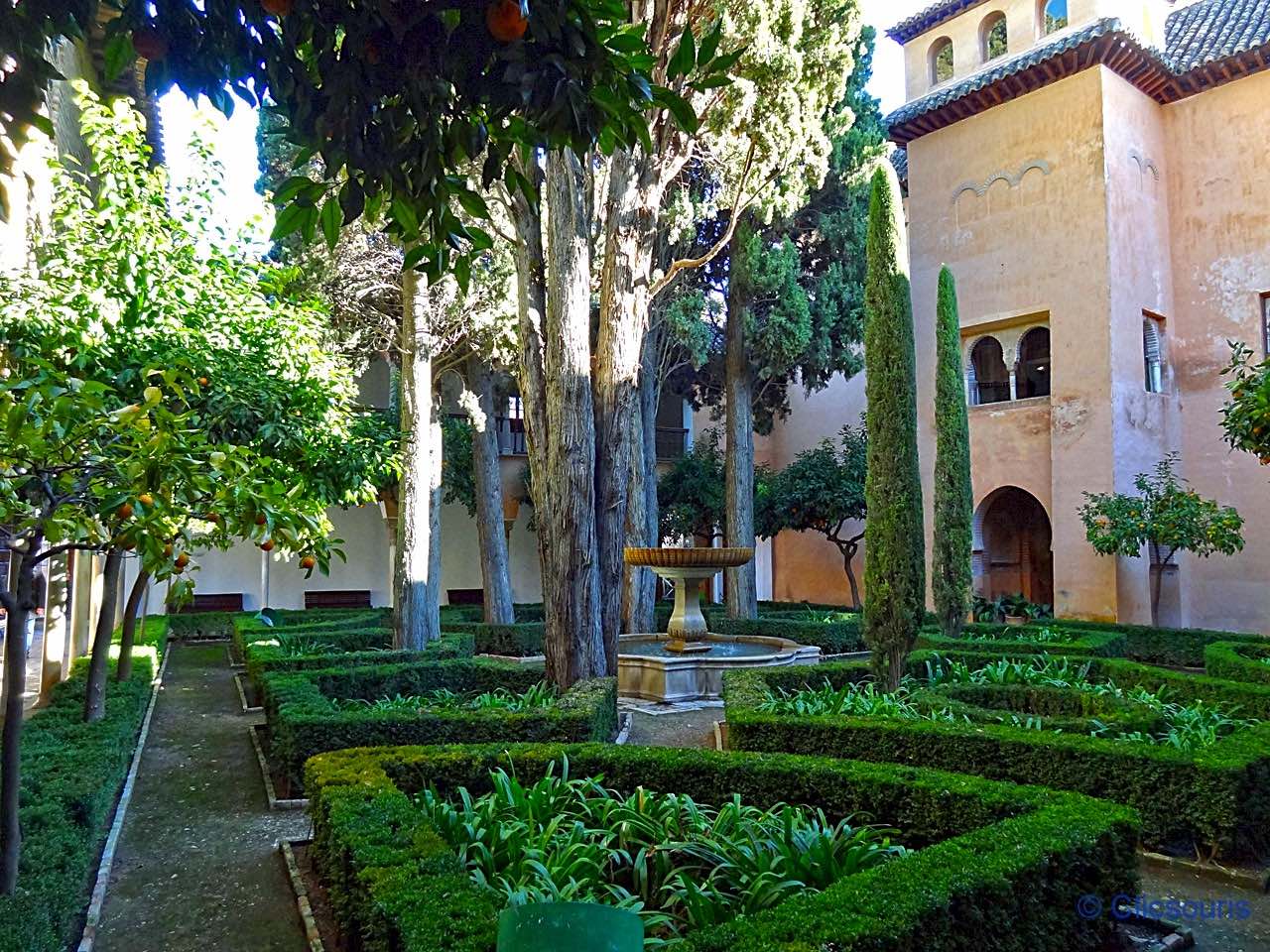 patio de Lindaraja de l'Alhambra