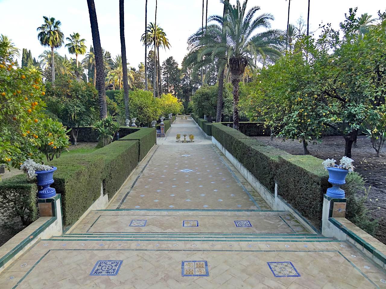 jardins de l'Alcazar de Séville