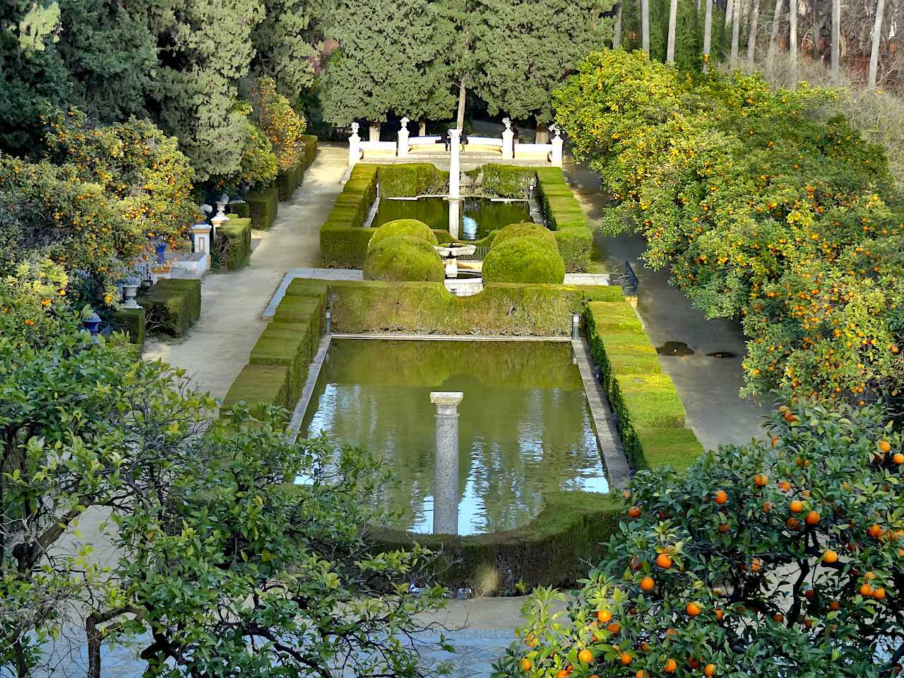 jardins de l'Alcazar de Séville