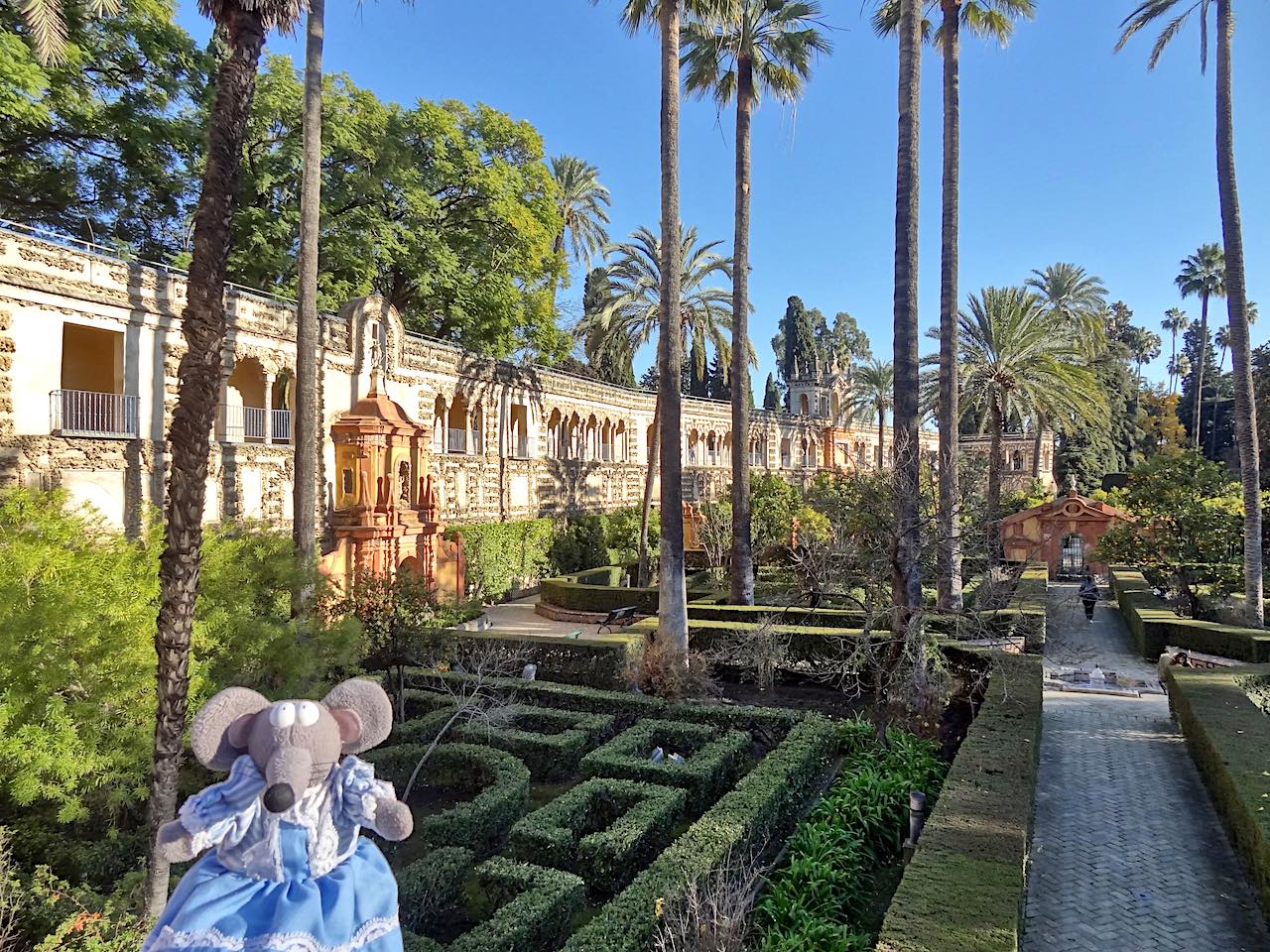 jardin de l'Alcazar de Séville