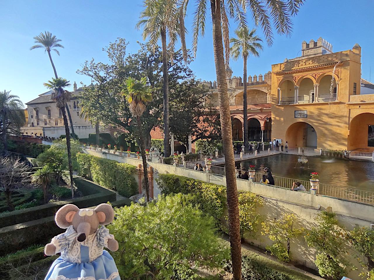 jardins de l'Alcazar de Séville