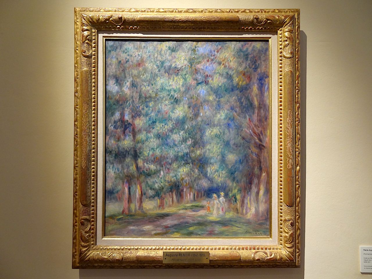 tableau de Renoir à Cagnes