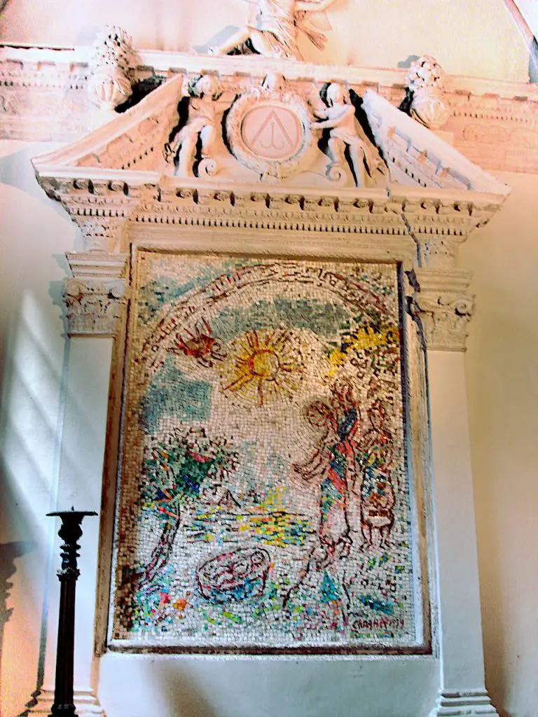 mosaïque de Chagall à Vence