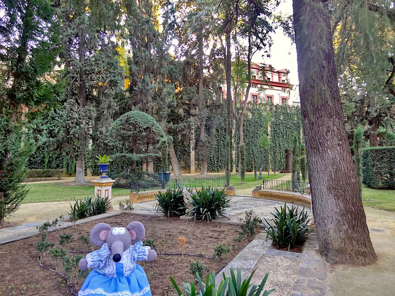 jardin anglais alcazar de Séville