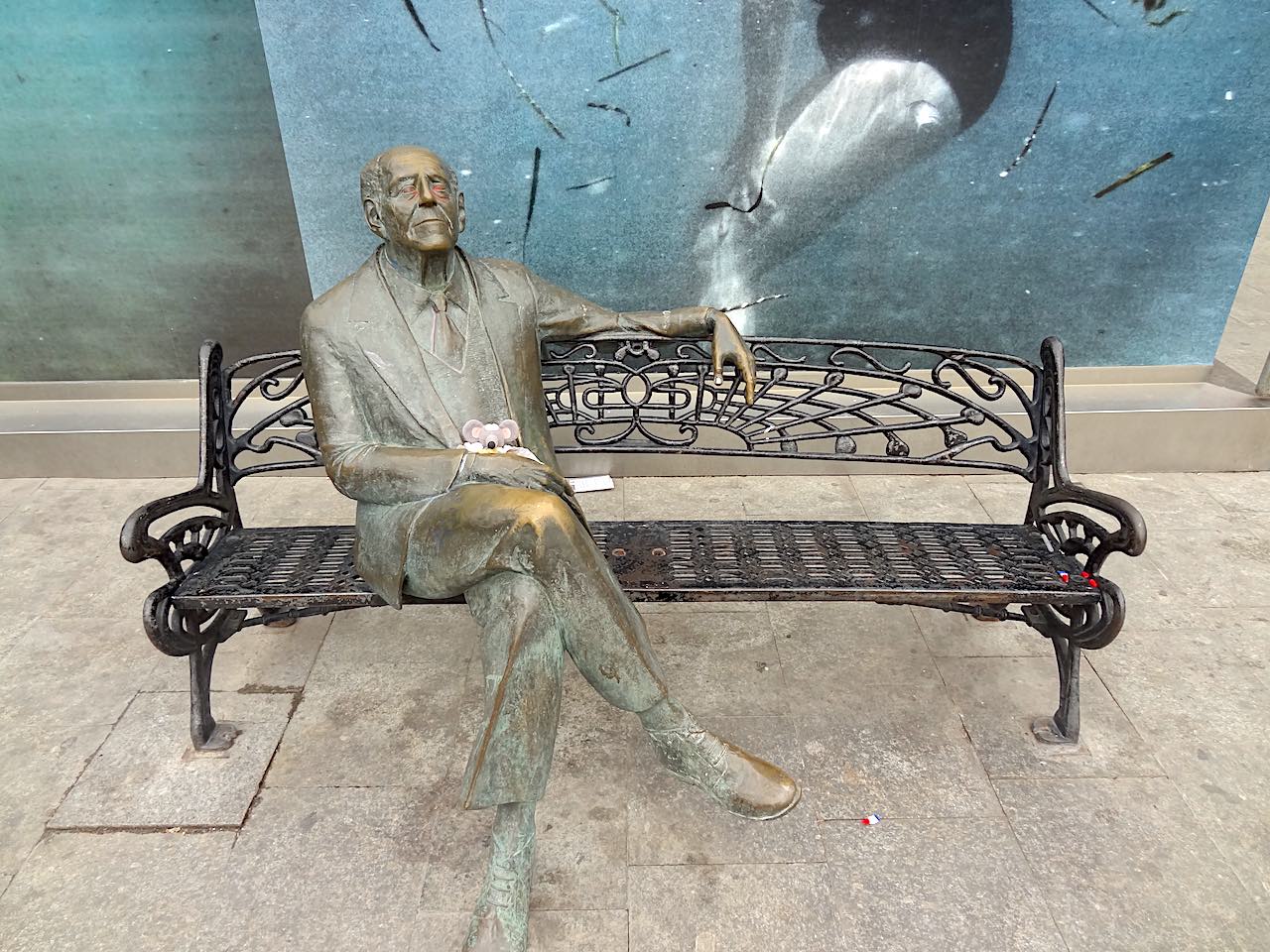 statue de bronze à Alicante