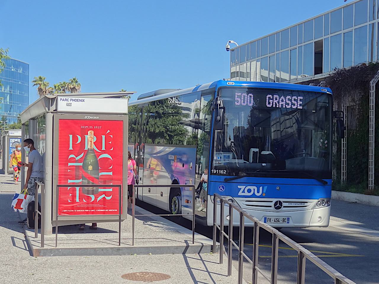 bus 500 Nice-Grasse