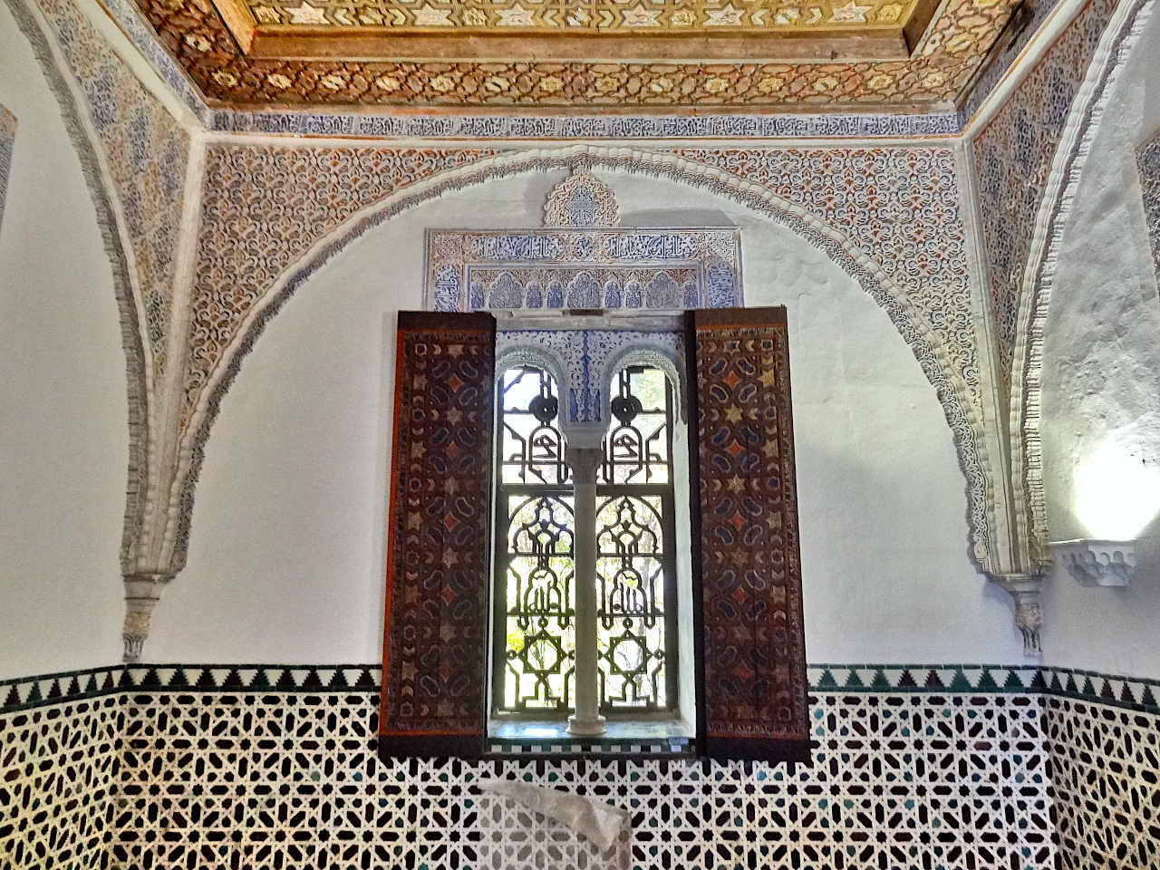 une fenêtre de l'Alcazar de Séville