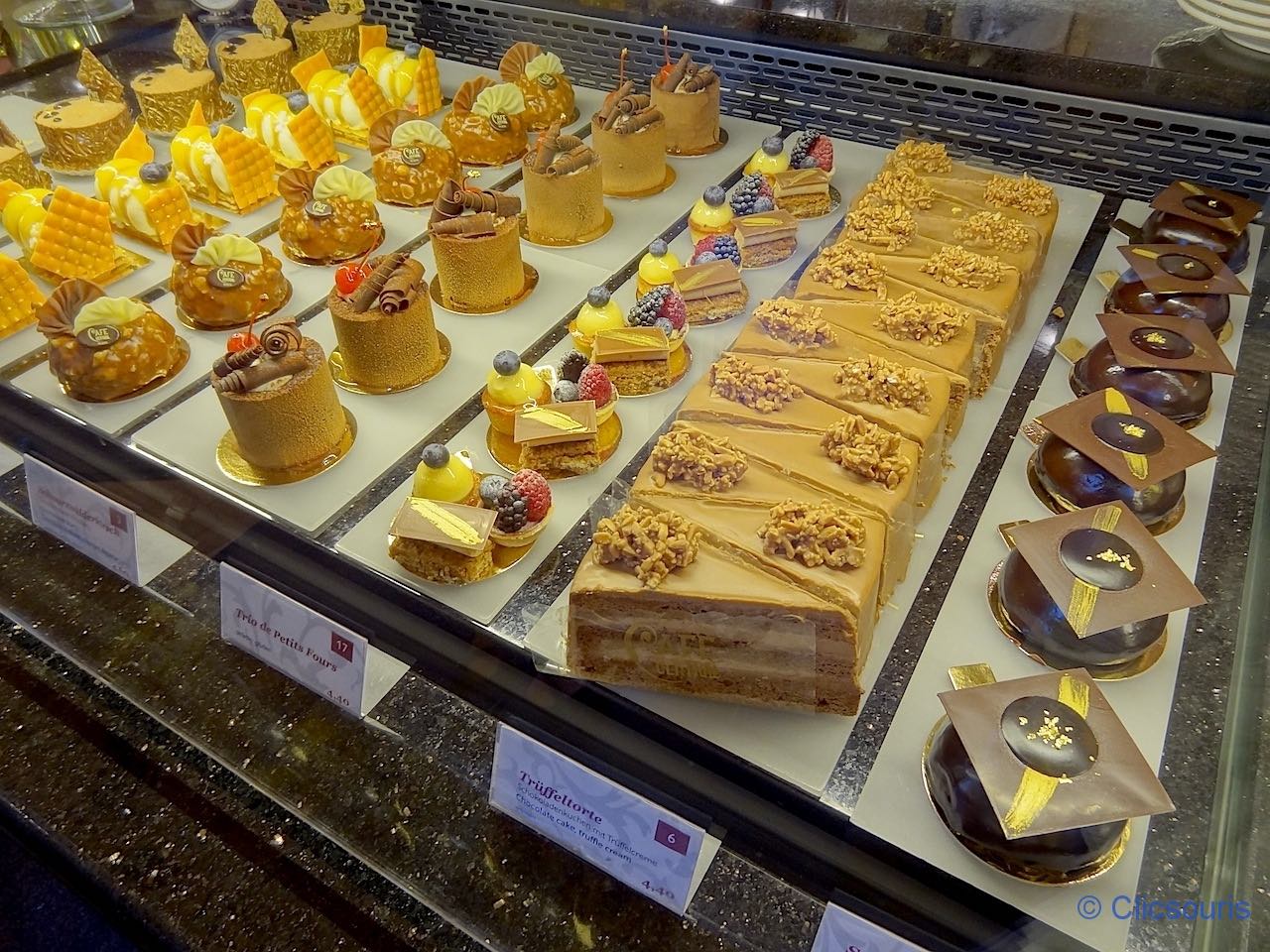 gateaux du café central à Vienne