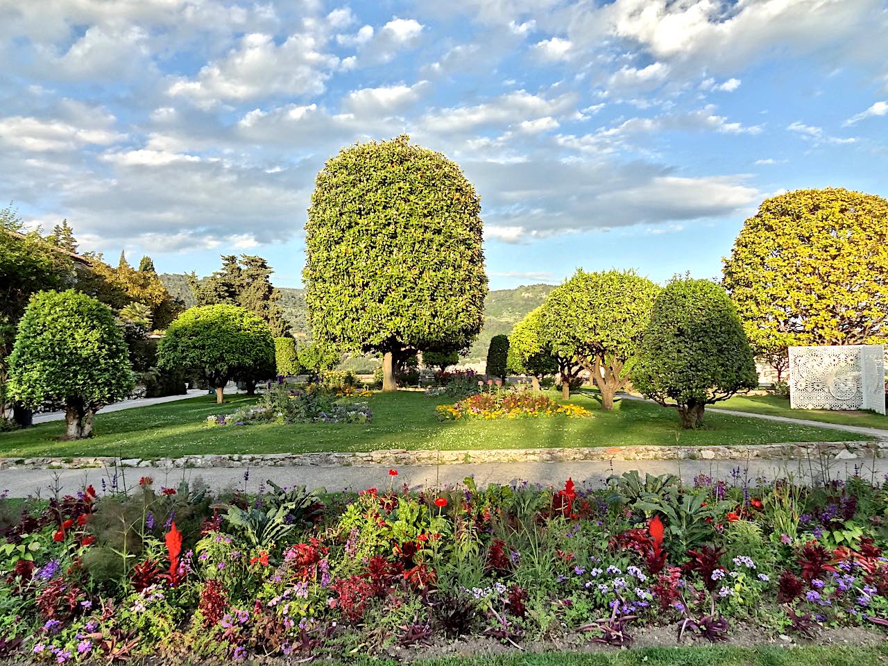 roseraie du jardin de Cimiez