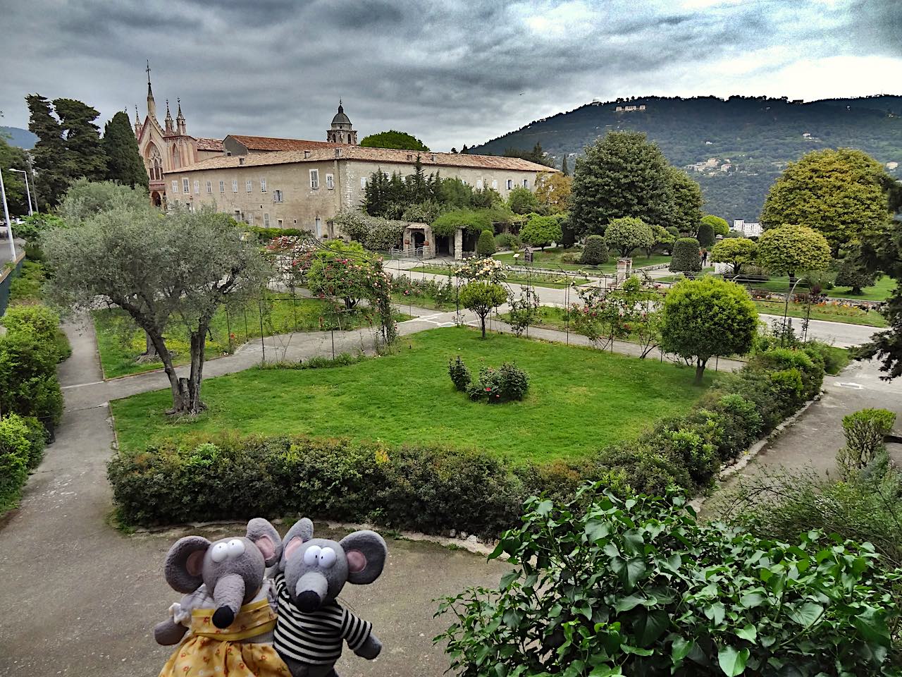 jardin du monastère de Cimiez à Nice